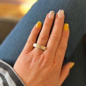 Vintage modernist sterling silver ring